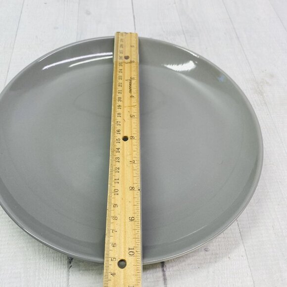 Project 62 Target AVESTA Gray Stoneware Smooth Coupe 10" Dinner Plates Set of 4 - Picture 11 of 16